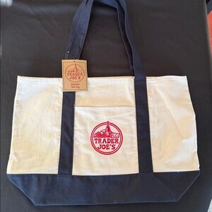 NEW Trader Joe's Canvas Tote